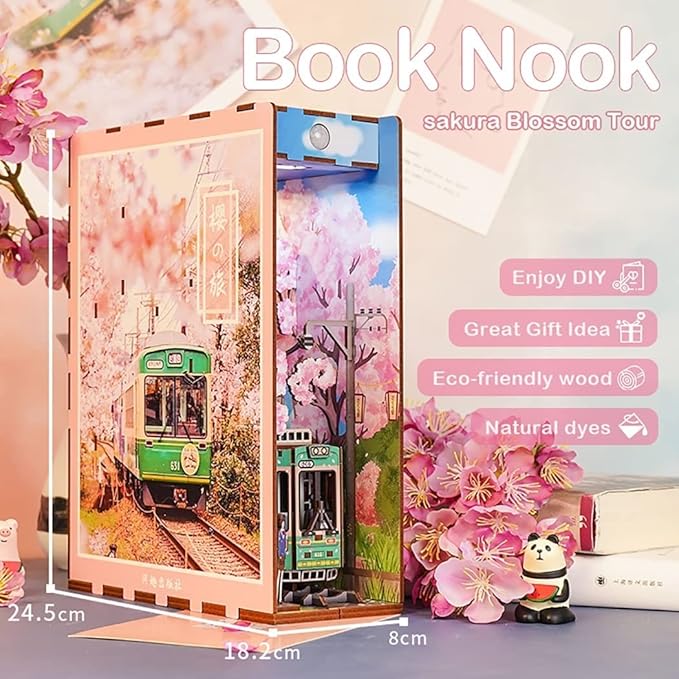 ブックヌーク ブックヌック ミニチュア 桜の小路 ハンドメイド